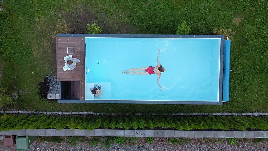 Piscina contenedor 6,2m x 2,5m Jet Swim