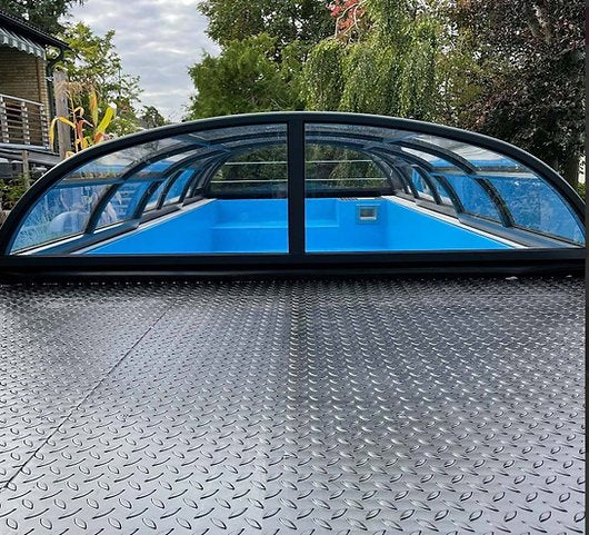 Piscina contenedor 6,11m x 2,5m con techo Pack Premium