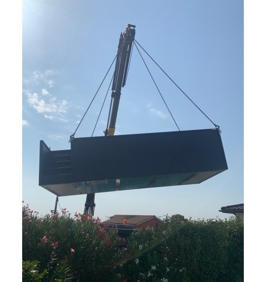 Contenedor de piscina móvil 5,25x2,55x1,26m